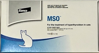 MSO Spot-On for Cats 3×1 ml Hyperthyroidism Treatment