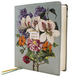 NIV Artisan Collection Bible Large Print--soft leather-look sage floral