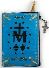 Our Lady of Grace & Miraculous Medal Rosary Pouch