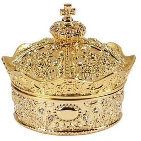 Gold Crown Box with (13 Piece) Arras Coin Set