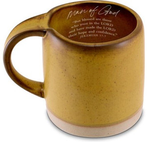 LCP Coffee Mug Man Of God Vintage Yellow