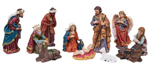 Christmas Nativity and Three Wise Men Figurine Set - 20" - 11-Piece