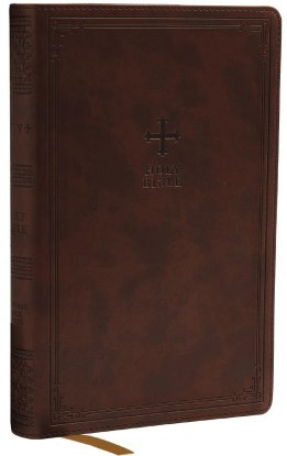 NRSV Catholic Bible, Gift Edition, Comfort Print, Leathersoft, Brown