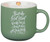 The Lord Stood with Me Sage Green Floral Ceramic Coffee Mug – 2 Timothy 4:17