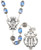 Double Capped Bead - Austrian Crystal Aurora Rosary