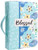 Bible Cover: Blessed, Teal/Blue