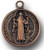 Saint Benedict Medal with Copper Antique Finish