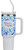 Trust in the Lord Blue Botany 40 oz Stainless Steel Tumbler with Straw - Proverbs 3:5