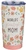 World's Greatest Mom Peach Floral Stainless Steel Travel Tumbler