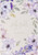 Lavender Floral Faux Leather Giant Print Full-size King James Version Bible with Thumb Index