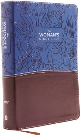 NIV the Woman's Study Bible, Leathersoft, Blue/Brown