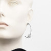 Eclipse earring-grey/black