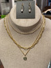 Love token (square) necklace