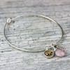 Silver bangle 