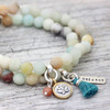 Stone bracelet-amazonite