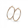 Rose Gold stainless steel hoop