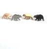 Bear stud earrings