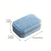 Large velvet jewellery box-green