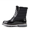 Kim short boot-black patent 