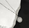 Nomia sunburst cubic zirconia necklace