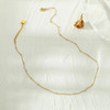 Genoa beaded chain necklace-Gold