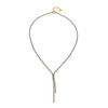 Diana pave lariat necklace