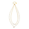 Kateri cubic zirconia pendant necklace-gold