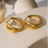 Keiko hoop earrings