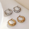 Amber chunky hoop