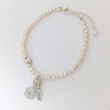 Pearl heart bracelet