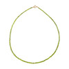 Peridot stone choker