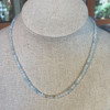Aquamarine 16" stone choker
