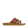 Bride flat-cognac