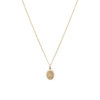Petite satin oval locket