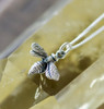 Bee tiny charm necklace