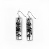 Tall forest earring 1 1/2"