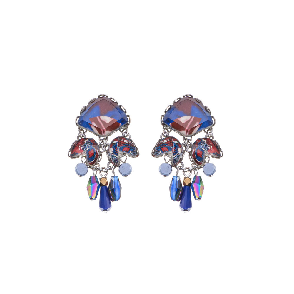 Ocean edge post earring