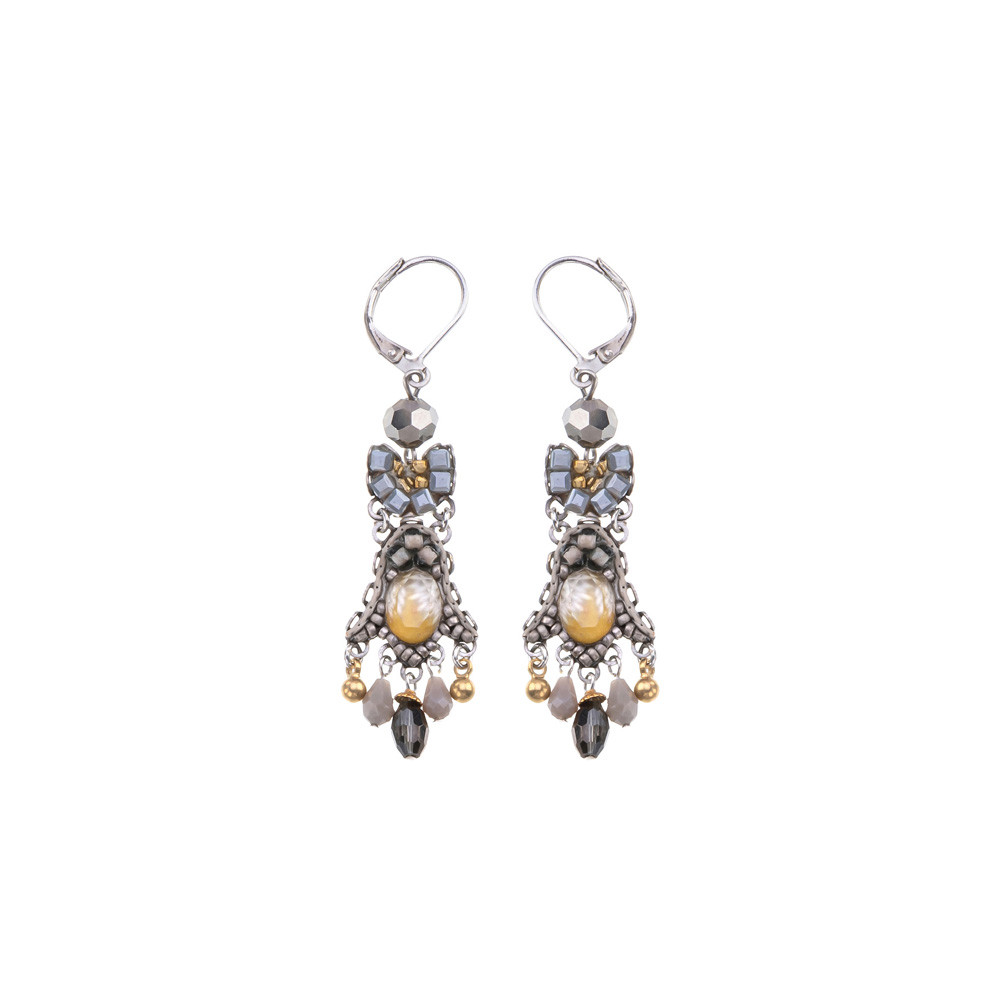 Shivering moonlight hook earring-2