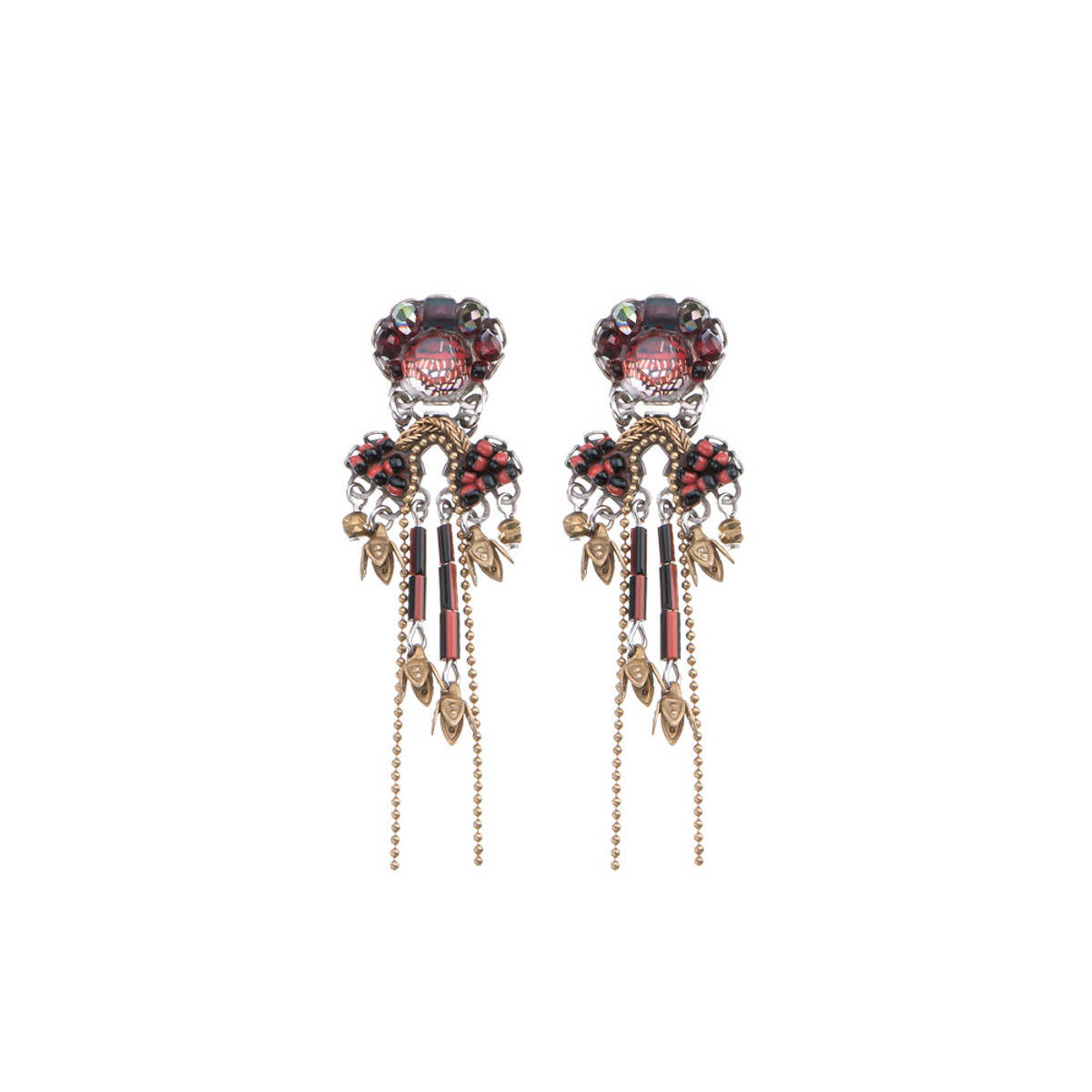 Noble Wine post earring-2