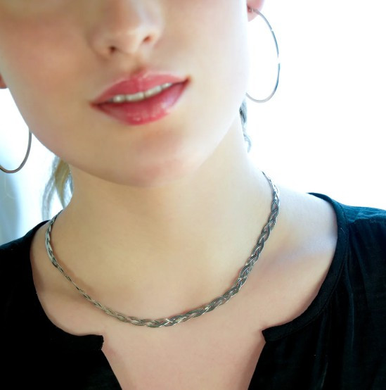 Tara herringbone necklace