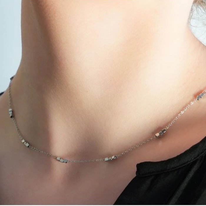 Erissa station beaded necklace