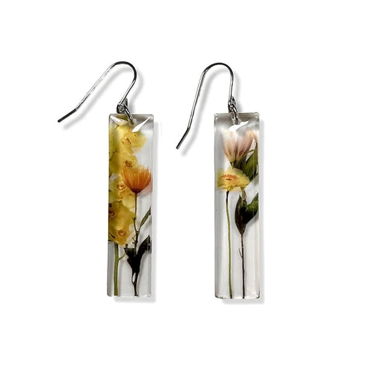 1.5" tall bouquet earrings
