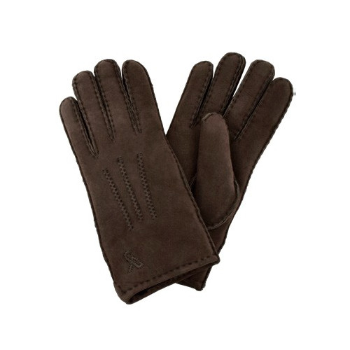 Sheepskin gloves-Brown