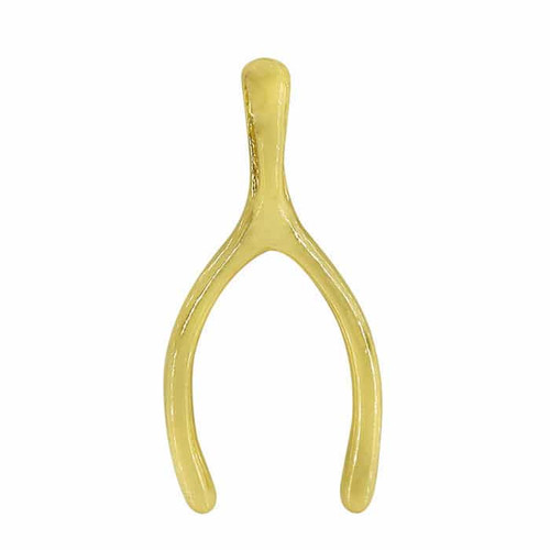 Wishbone pendant-Gold