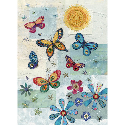 Summer butterflies card