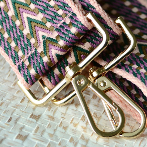 Pink bag strap