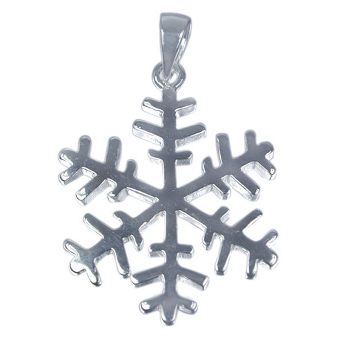 Large snowflake pendant