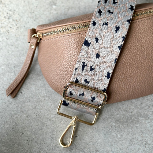 Leopard bag strap (strap only)