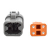 Bluewater 4 Position DTP Female Connector w\/Wedge Lock