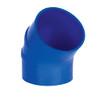 Trident Marine 5" ID 45 Degree Blue Silicon Wet Exhaust Elbow